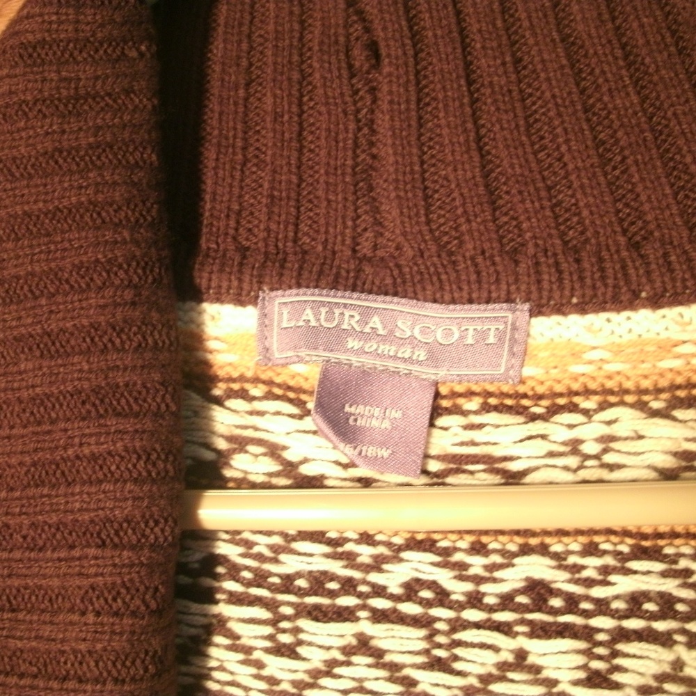 Laura Scott Woman Sleeves Open Front Cardigan
